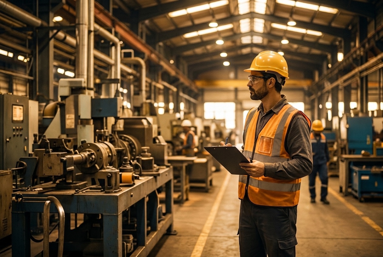 Audit sur le terrain en usine